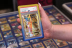 Evoretro Bumper for PSA Graded Card Slab Gradient Yellow-Blue Glitter
