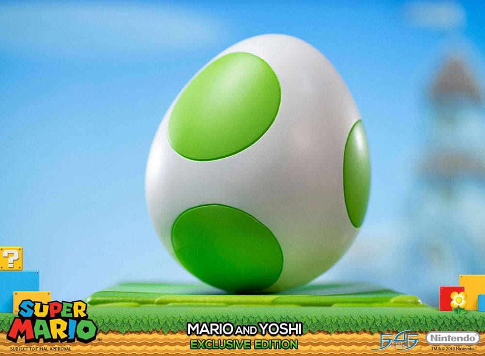 Super Mario Statue Mario & Yoshi 48 cm