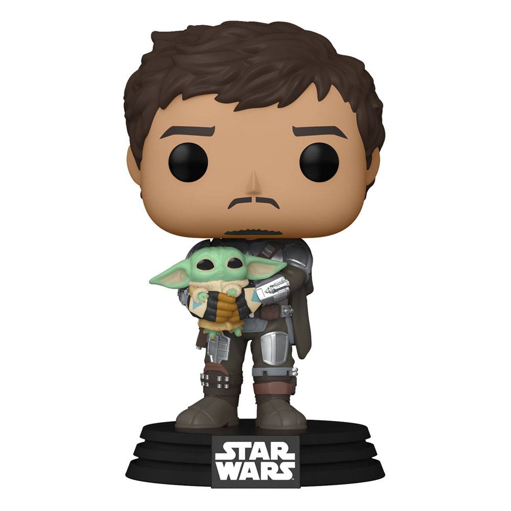 Star Wars The Mandalorian POP! TV Vinyl Figure The Mandalorian & Grogu 9 cm