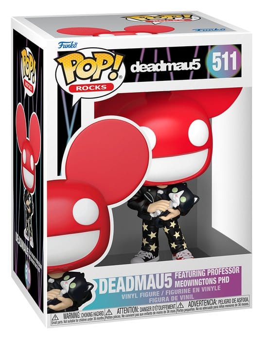 Deadmau5 POP! Rocks Vinyl Figure Deadmau5 with Cat 9 cm