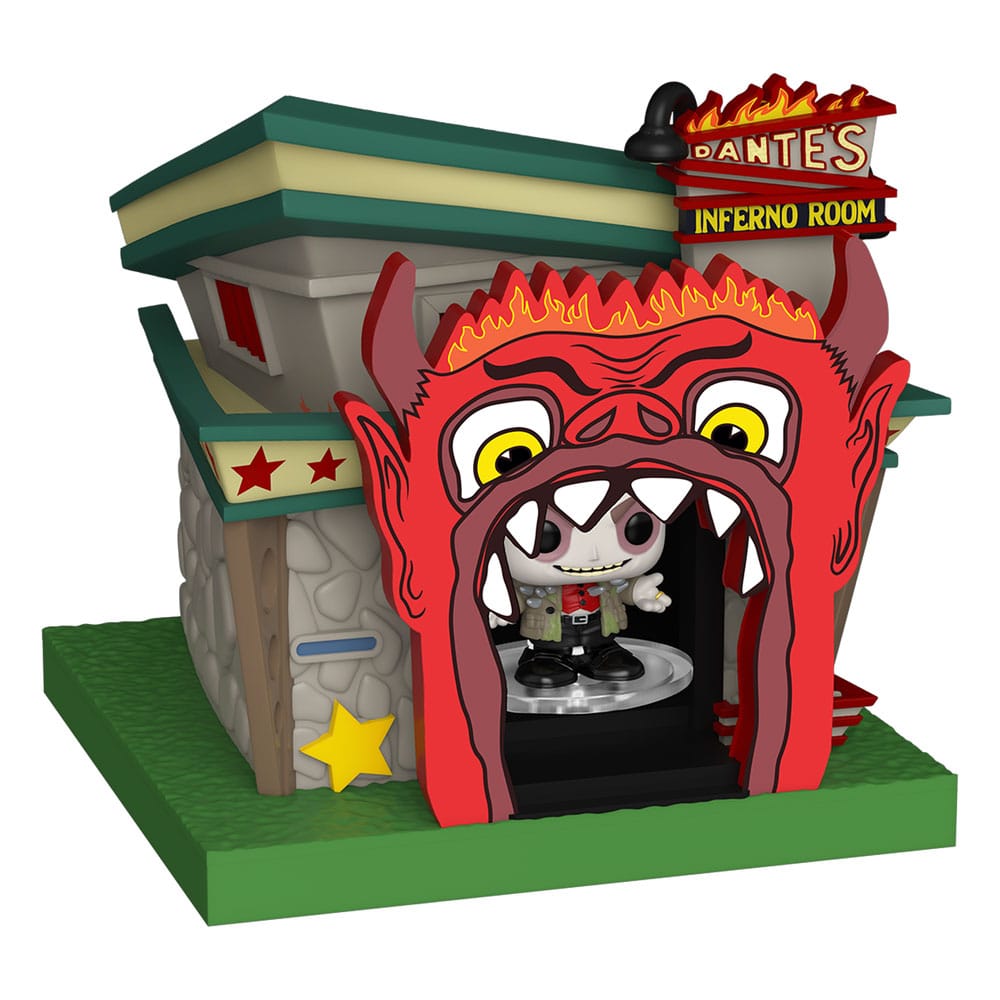 Beetlejuice Bitty POP! Towns Vinyl Figure Beetlejuice and Dante's Inferno Room
