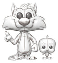 Looney Tunes POP!&Buddy Animation Vinyl Figure Sylvester&Tweety 9 cm