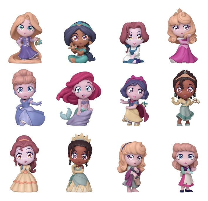 Disney Mystery Mini Figures Princess Manga- 5 cm Display (12)
