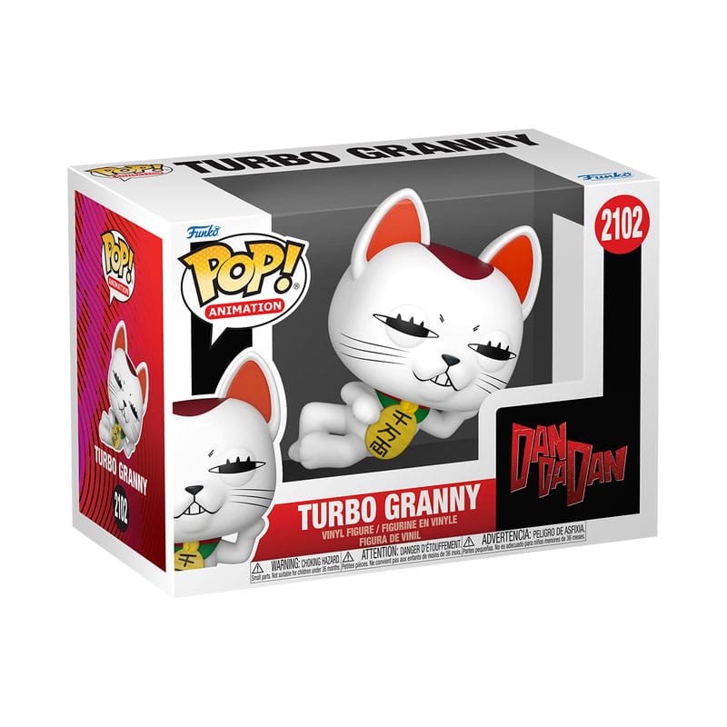 Dandadan POP! Animation Vinyl Figure Turbo Granny Cat 9 cm