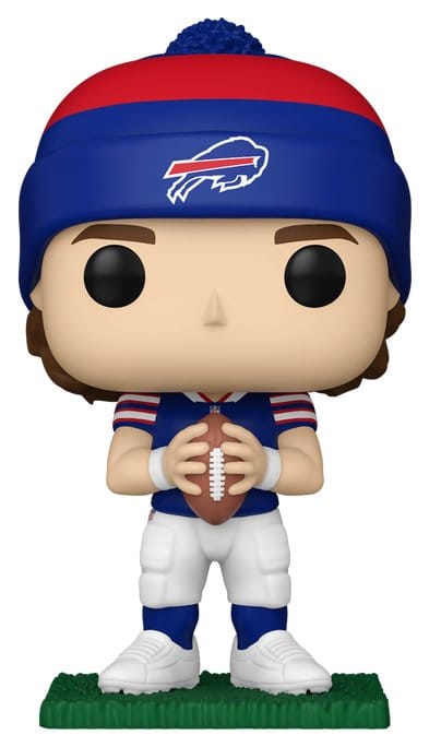 NFL POP! Vinyl Figure : Bills- Josh Allen (Beanie) 9 cm