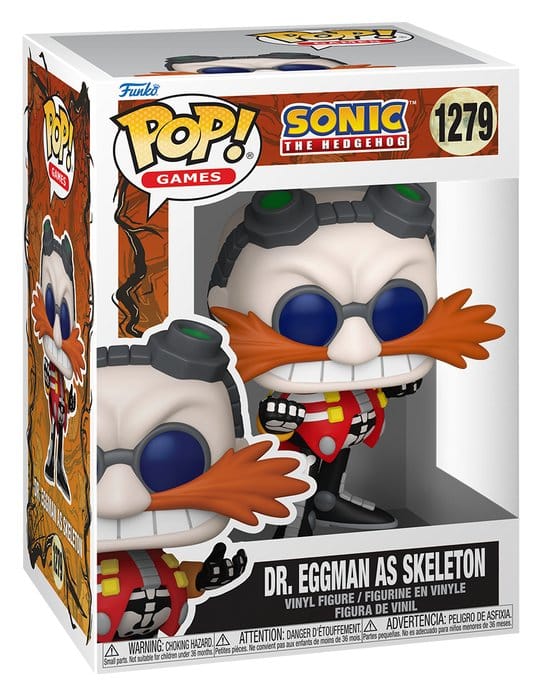 Sonic the Hedgehog POP! Games Vinyl Figure Skeleton Robotnik 9 cm