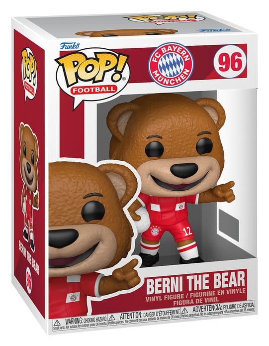 FC Bayern Munich POP! Football Vinyl Figure Berni der Bär 9 cm