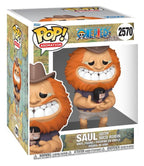One Piece Super Sized POP! Animation Vinyl Figure Saul w/ Nico Robin 15 cm
