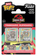 Jurassic Park Bitty POP! Vinyl Figure 2-Pack Tyrannosaurus Fossil & Dilophosaurus 2 cm