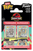 Jurassic Park Bitty POP! Vinyl Figure 2-Pack Tyrannosaurus Fossil & Dilophosaurus 2 cm