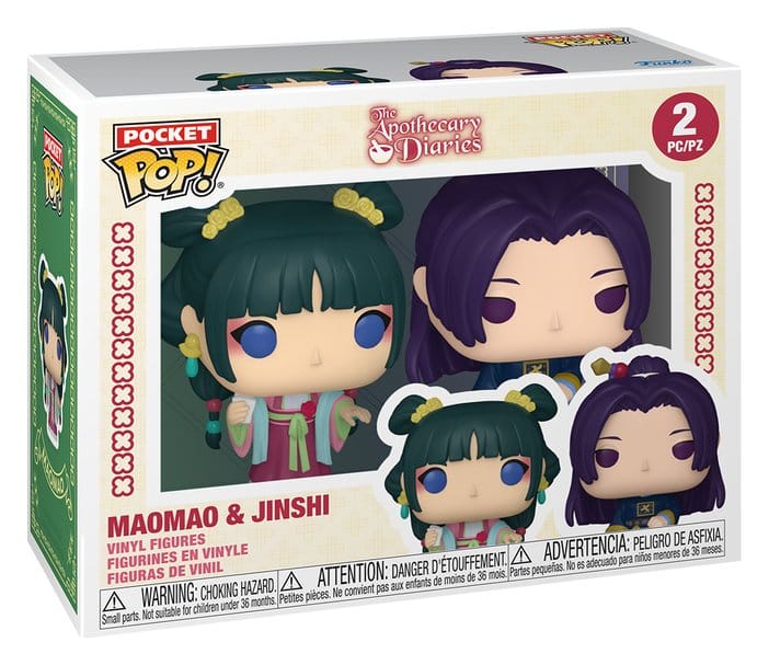 The Apothecary Diaries Pocket POP! figures 2-Pack Maomao & Jinshi 4 cm
