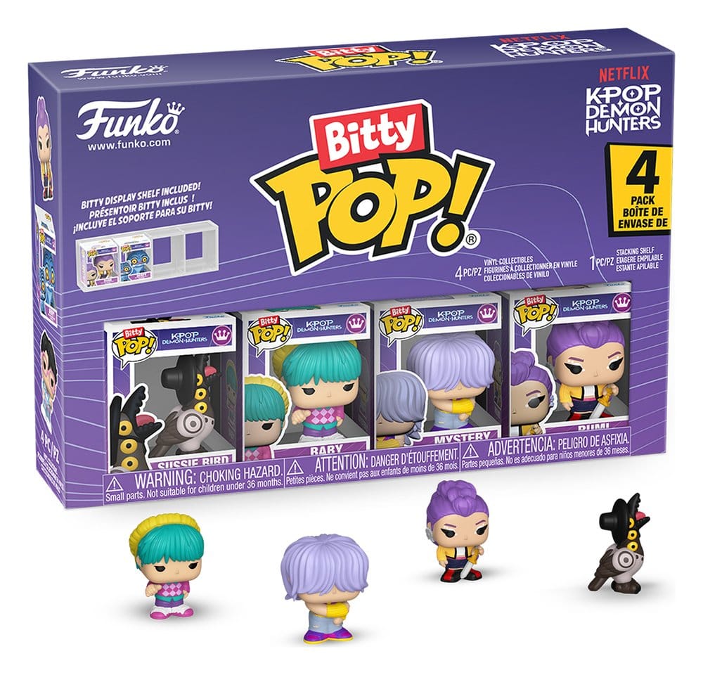 Netflix Bitty POP! Mini Figures 4-Pack Rumi 2 cm
