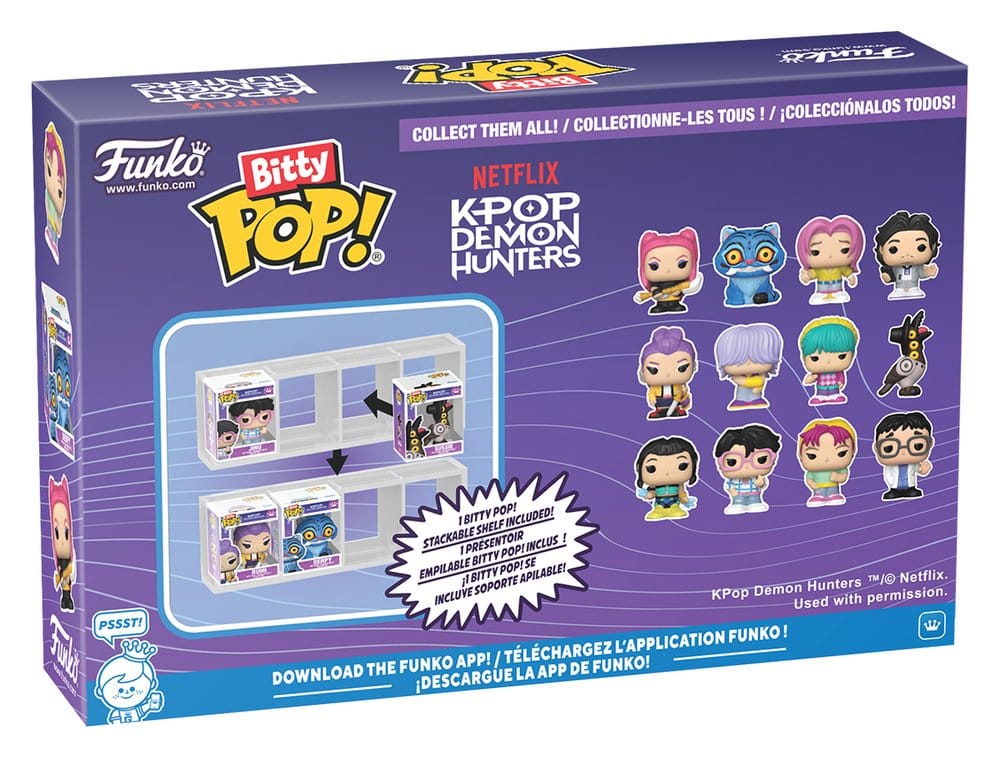 Netflix Bitty POP! Mini Figures 4-Pack Zoey 2 cm