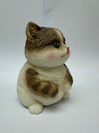 Fun Maker Squishy Fidget Toy Dark Brown Cat 11 cm