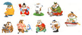Alexander The Fat Tiger Blind Box Mini Figures Tiger Cub Diaries Display (8)
