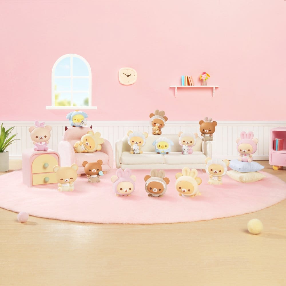 Rilakkuma Nuonuo Baby Series Blind Box Mini Figures Cubby Face Display (4)