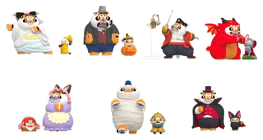 Alexander The Fat Tiger Blind Box Mini Figures The Spooky Masquerade Display (6)