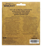 World of Warcraft Coaster 4-Pack Printed Metal