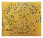 The Elder Scrolls Replica Metal Map of Tamriel Limited Edition 15 x 13 cm