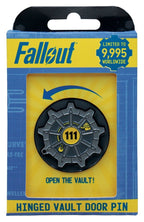 Fallout Pin Badge Vault Door 111 Limited Edition Hinged