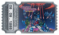 Transformers Replica The Movie 40th Anniversary Movie Ticket Limited Edition 9 x 16 cm