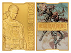 Metal Gear Solid 2 Ingot Snake 24k Gold Plated Limited Edition