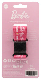 Barbie Lanyard & Pin Badge Set