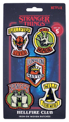 Stranger Things Fabric Patches 5-Pack