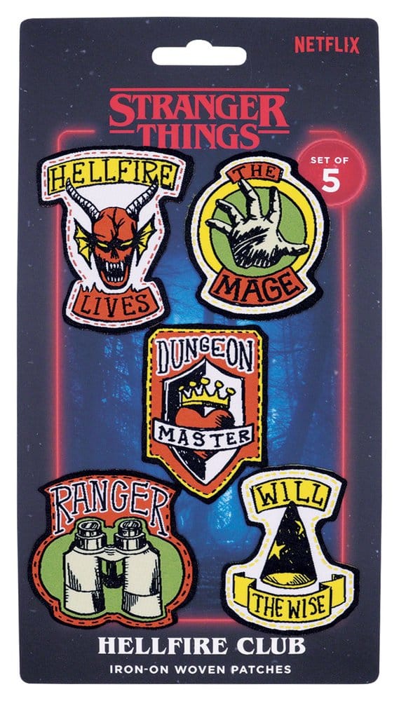 Stranger Things Fabric Patches 5-Pack