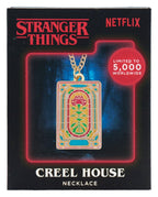 Stranger Things Necklace Creel House Window Limited Edition 3 x 2 cm