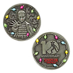 Stranger Things Collectable Coin 10th Anniversary Eleven Limited Edition