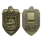 Five Nights at Freddy´s Replica Security Badge Antique Brass Edition