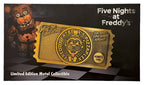 Five Nights at Freddy’s Replica Pizzaplex Opening Night Ticket Limited Edition 16 x 8 cm