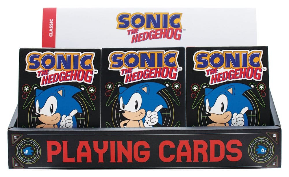 Sonic the Hedgehog Playing Cards Display (12 Packs)