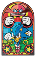 Sonic The Hedgehog Ingot Stained Glass Window Style 60 cm