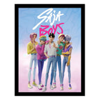 KPop Demon Hunters Collector Print Framed Poster Saja Boys