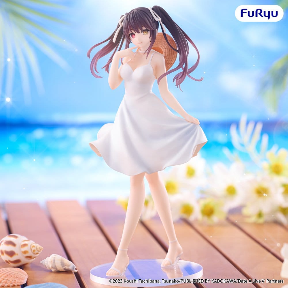 Date A Live Summer Dress PVC Figure Kurumi Tokisaki 21 cm