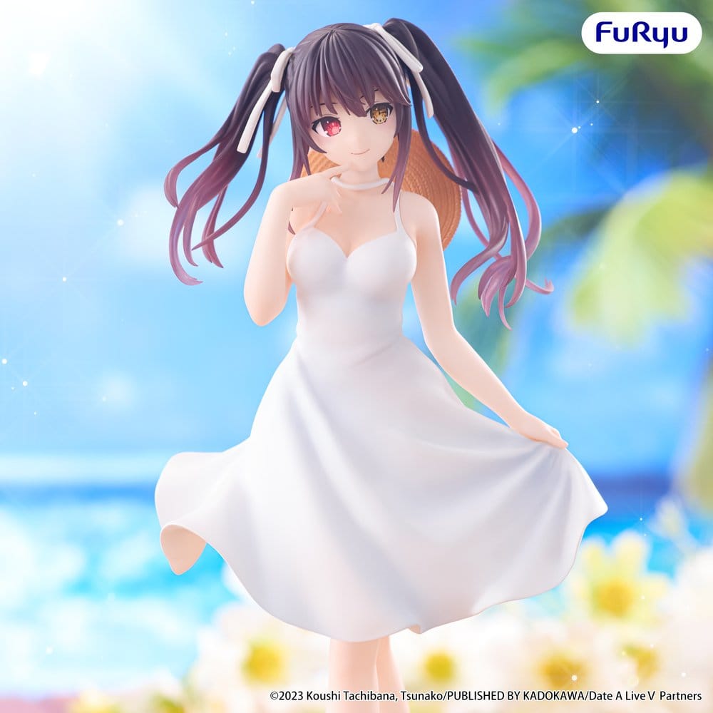Date A Live Summer Dress PVC Figure Kurumi Tokisaki 21 cm