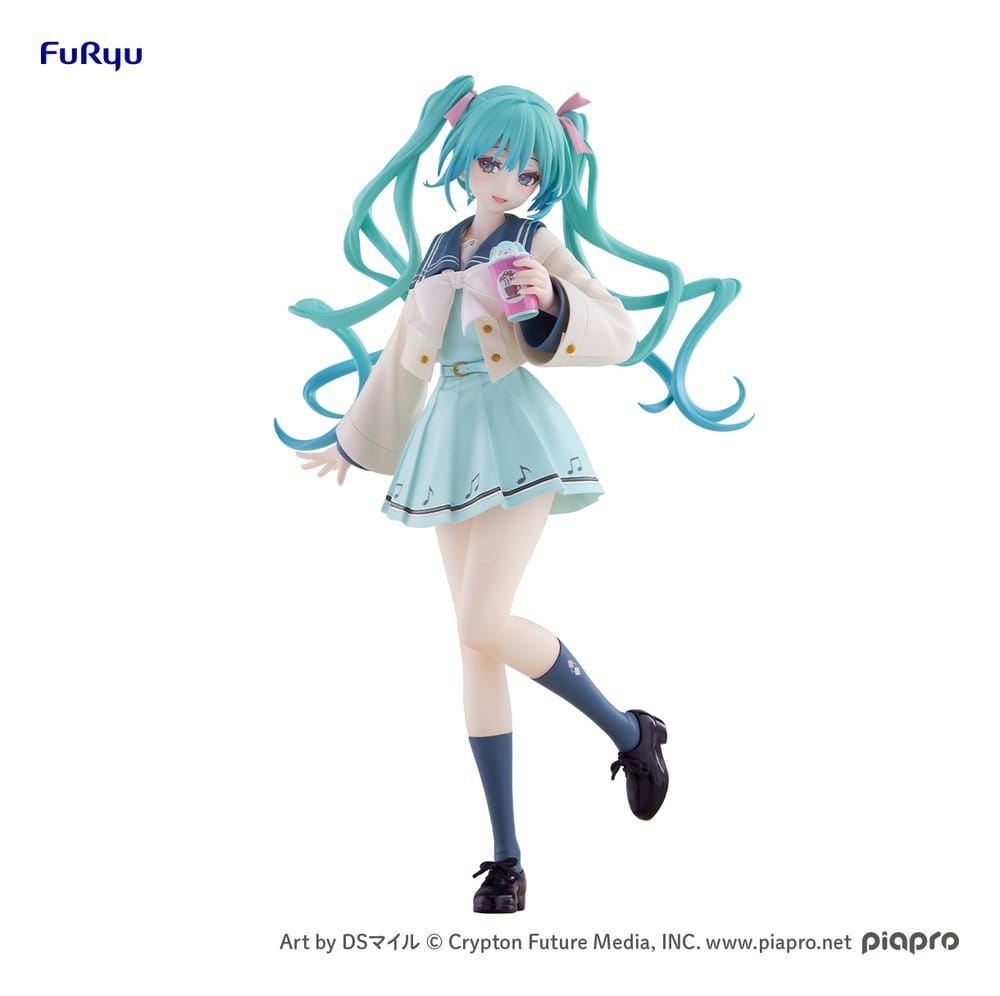 Hatsune Miku Sweet School Life PVC Figure Pure Version 18 cm
