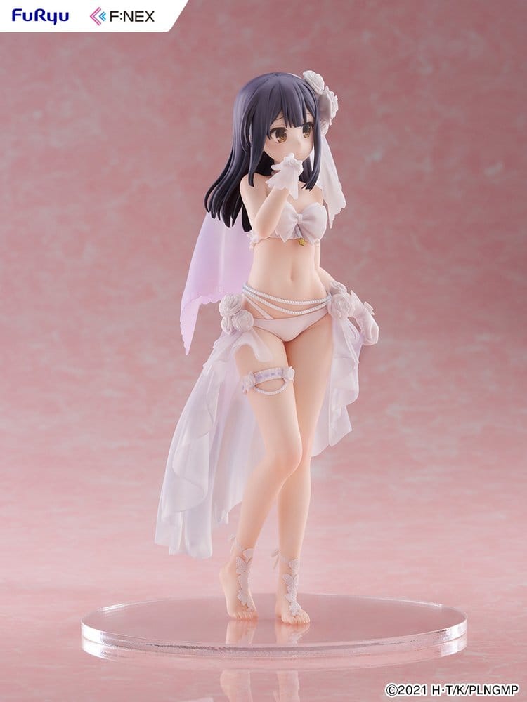 Fate/kaleid liner Prisma Illya: Licht - The Nameless Girl F:NEX PVC Figure 1/7 Miyu Edelfelt Wedding Swimsuit Ver. 21 cm