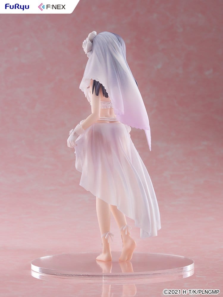 Fate/kaleid liner Prisma Illya: Licht - The Nameless Girl F:NEX PVC Figure 1/7 Miyu Edelfelt Wedding Swimsuit Ver. 21 cm