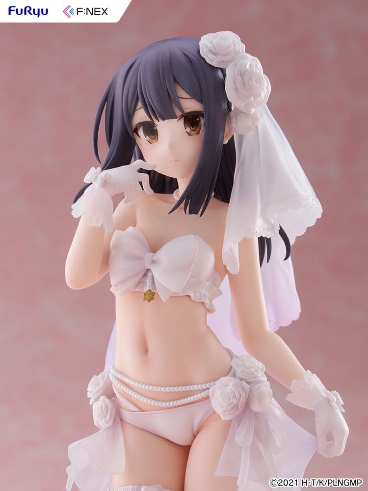 Fate/kaleid liner Prisma Illya: Licht - The Nameless Girl F:NEX PVC Figure 1/7 Miyu Edelfelt Wedding Swimsuit Ver. 21 cm