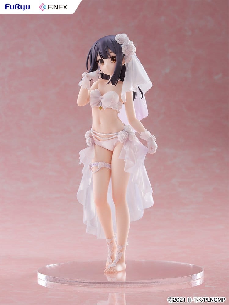 Fate/kaleid liner Prisma Illya: Licht - The Nameless Girl F:NEX PVC Figure 1/7 Miyu Edelfelt Wedding Swimsuit Ver. 21 cm
