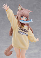 My Cat Is a Kawaii Girl Statue 1/6 Kinako Play With Ver. AmiAmi Limited Edition 21 cm