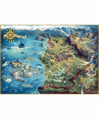 The Witcher Puzzle The Northern Realms Map (1000 Pieces)