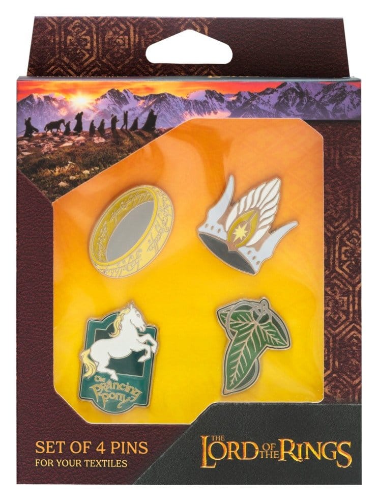 The Lord of the Rings Pins Set of 4