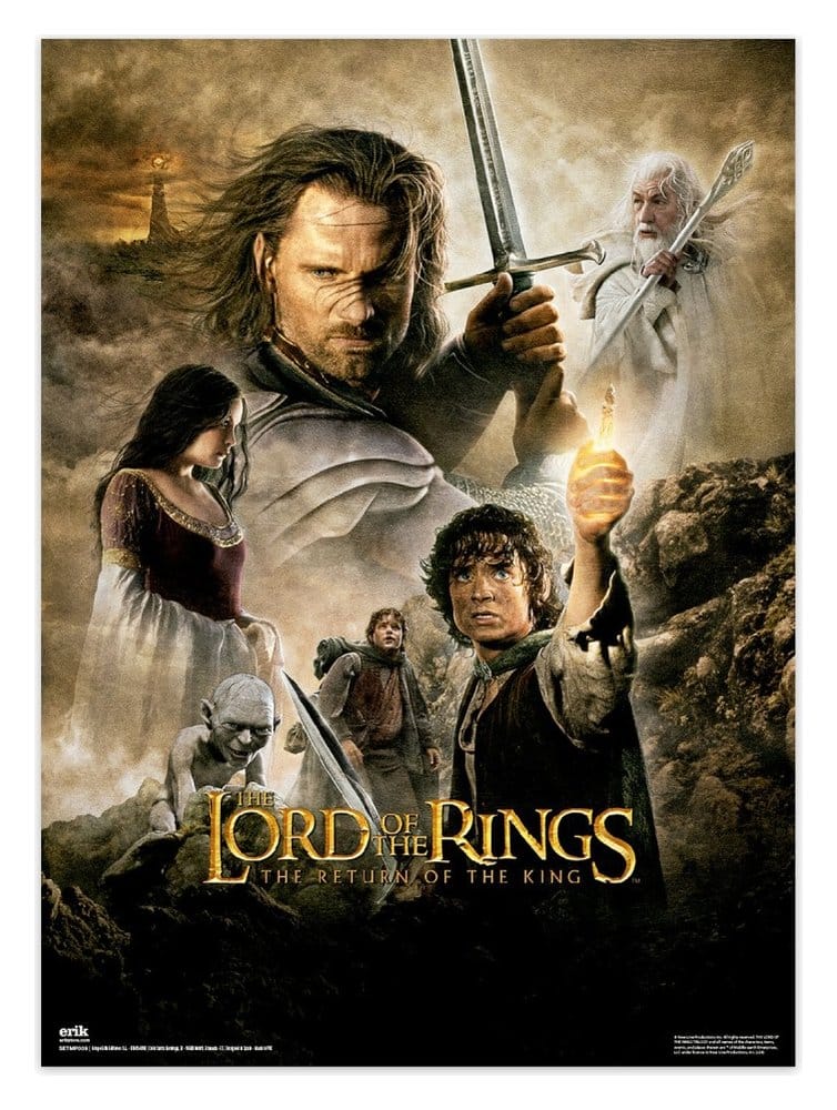 The Lord of the Rings Poster 38 x 52 cm Set of 2