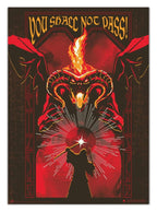 The Lord of the Rings Luminescent Poster Balrog 50 x 70 cm
