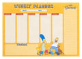 The Simpsons Weekly Planner A4