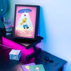 The Simpsons Framed LED Poster 20 x 28 cm